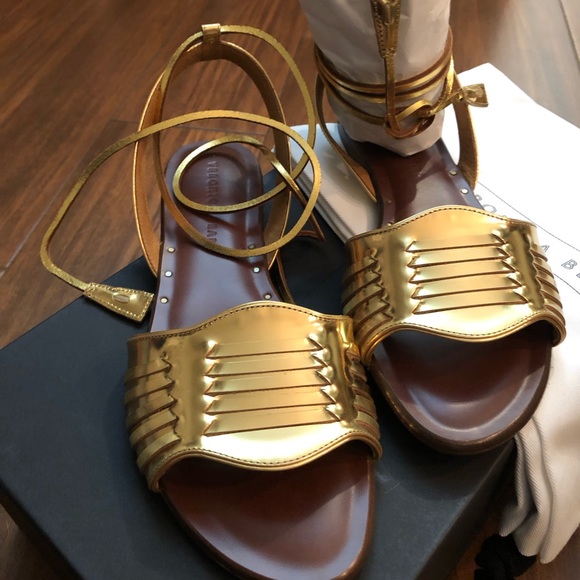 Veronica Beard Fawn Tied Leticia Sandals - Picture 9 of 10